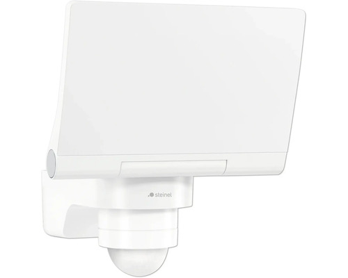 Projecteur LED extérieur blanc avec détecteur de mouvement pour l''extérieur.