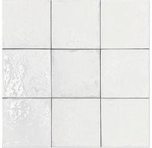 Neuf carreaux muraux carrés blancs