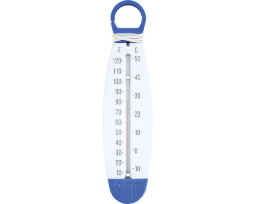 Pool Thermometer blau/weiss