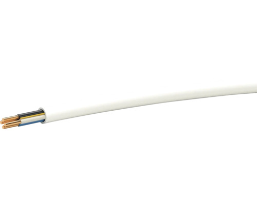Câble de téléphone U72 1x4x0,5 mm2 blanc 50 m Câble électrique à cinq fils