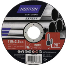 Norton Saint-Gobain Expert disque à tronçonner 115 x 2,5 mm