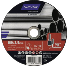 Norton Disque à tronçonner pour métal, 180x2,5 millimètres
