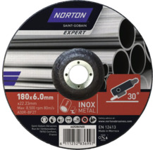 Norton Trennscheibe 180 x 6.0 Millimeter für Edelstahl und Metall