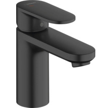 Robinetterie de lavabo hansgrohe VERNIS BLEND 100 CoolStart noir mat avec garniture de vidage à tirette 71585670