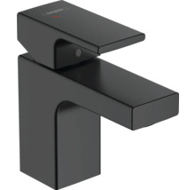 Robinetterie de lavabo hansgrohe VERNIS SHAPE 70 CoolStart noir mat avec garniture de vidage à tirette 71593670