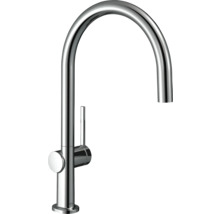 Robinet de cuisine en métal avec col de cygne