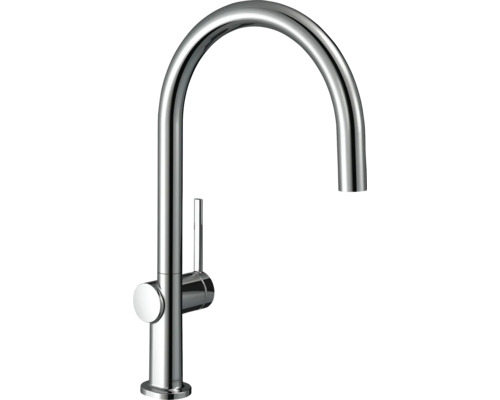 Robinet de cuisine en métal avec col de cygne
