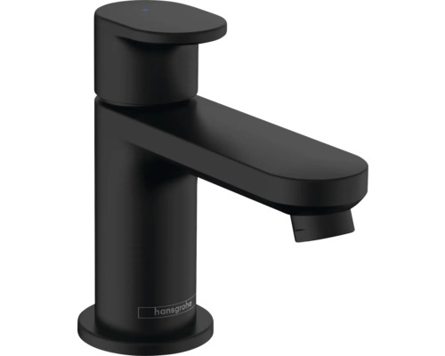 Robinet d'eau froide hansgrohe VERNIS BLEND 70 noir mat sans bonde de vidange 71583670