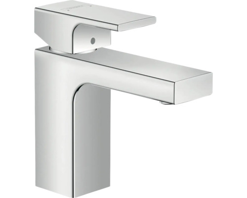 Robinetterie de lavabo hansgrohe VERNIS SHAPE 100 chrome avec garniture de vidage à tirette 71568000 Robinetterie de lavabo hansgrohe VERNIS SHAPE 100 chrome avec garniture de vidage à tirette 71568000