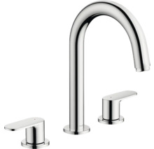 hansgrohe 3-Loch Waschtischarmatur VERNIS BLEND mit Zugstangen-Ablaufgarnitur chrom 71553000