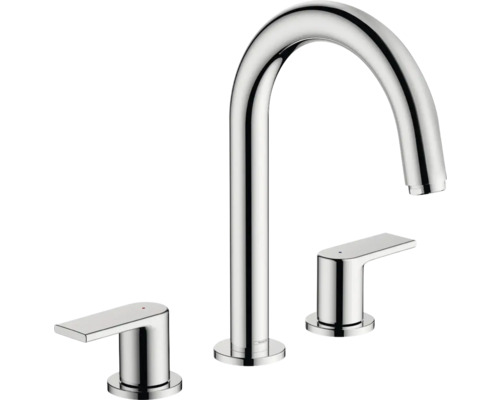 hansgrohe 3-Loch Waschtischarmatur VERNIS SHAPE mit Zugstangen-Ablaufgarnitur chrom 71563000 hansgrohe 3-Loch Waschtischarmatur VERNIS SHAPE mit Zugstangen-Ablaufgarnitur chrom 71563000