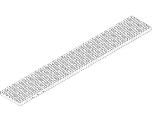 Grille caillebotis Hauraton Steelfix Regular maillage 30/10 galvanisée 1000 x 150 x 20 mm