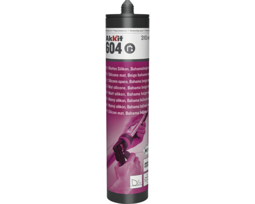 Silicone sanitaire Akkit 604 beige bahama mat 310 ml