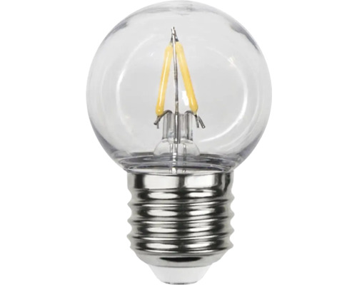 Ampoule LED E27 G45 transparent