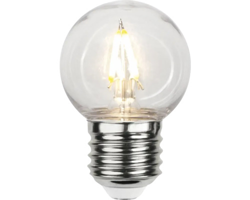 Ampoule LED E27 G45 transparent