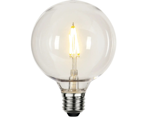 Ampoule LED E27 G95 transparent