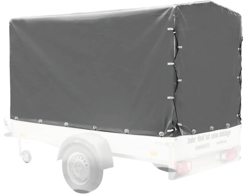 Remorque avec bâche