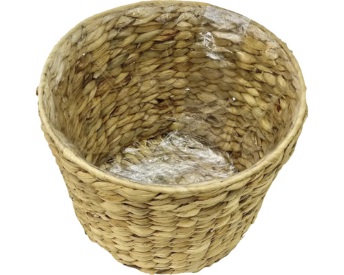 Pot de fleurs tressé avec insert en plastique