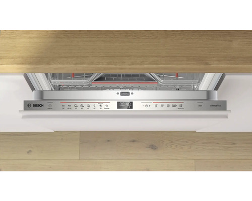 Lave-vaisselle Bosch ouvert avec panneau de commande