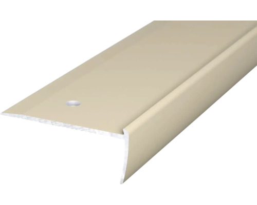 Nez de marche alu pour PVC sahara 2x18,5x2500 mm