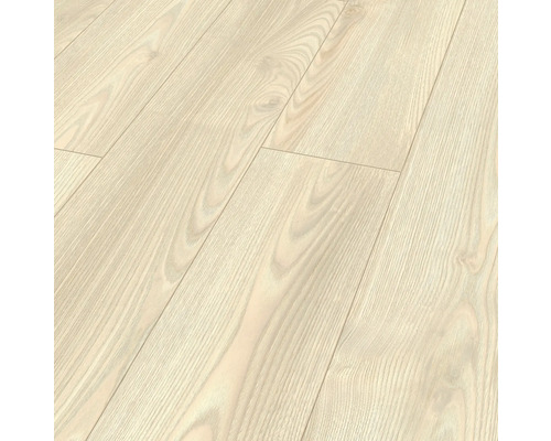Sol stratifié clair avec structure en bois