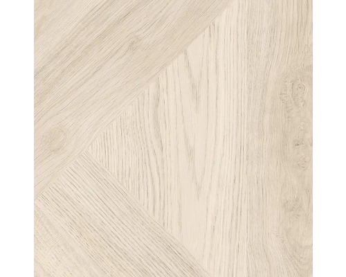 Stratifié Aqualine Smart Oak Milano Bella chevrons 1290 x 329 x 8 mm Motif de plancher en bois clair avec grain