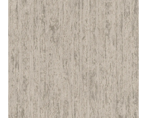 Papier peint intissé 39561-1 Elements II structure bois beige argent Papier peint avec structure en bois