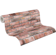 Rouleau de papier peint avec motif de briques