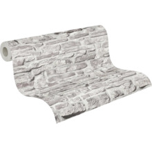 Rouleau de papier peint avec motif de mur en pierre