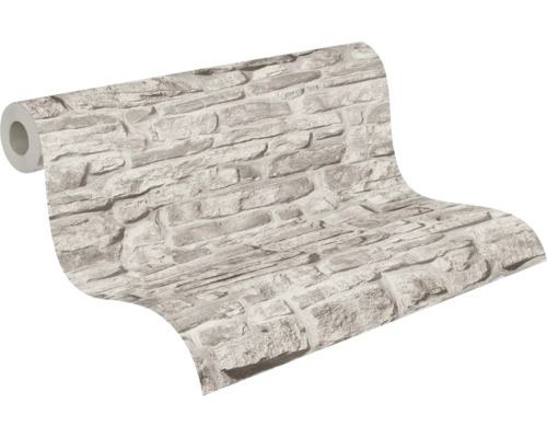 Rouleau de papier peint avec motif de pierres