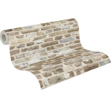 Rouleau de papier peint aspect pierre