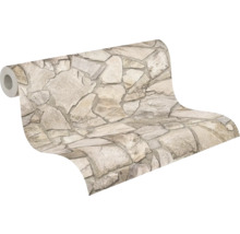 Rouleau de papier peint avec motif de pierre