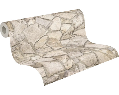 Rouleau de papier peint avec motif de pierre