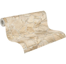 Rouleau de papier peint avec motif de pierre