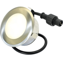 LED Einbaustrahler aus Metall mit Anschlusskabel