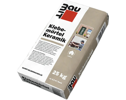Mortier-colle Baumit céramique pour le collage flexible selon le procédé de collage en lit mince 25 kg Mortier-colle Baumit céramique pour le collage flexible selon le procédé de collage en lit mince 25 kg