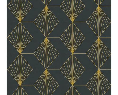 Tapete mit geometrischem Fächermuster