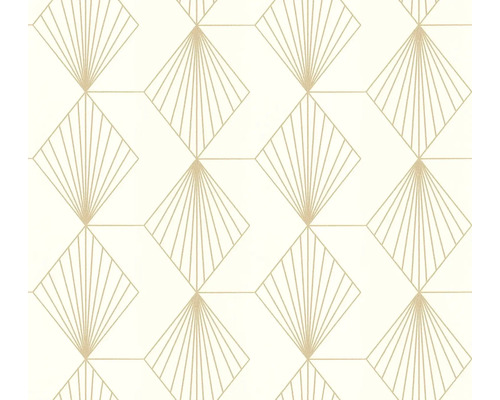 Tapete mit geometrischem Fächerdesign