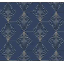 Tapete mit geometrischem Fächerdesign