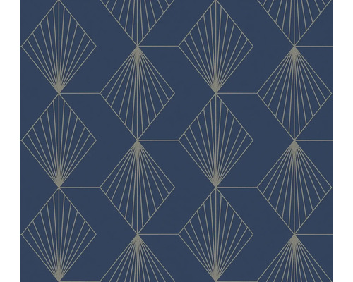 Tapete mit geometrischem Fächerdesign