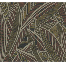 Tapete mit abstraktem Blättermuster