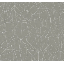 Graue Tapete mit abstraktem Muster