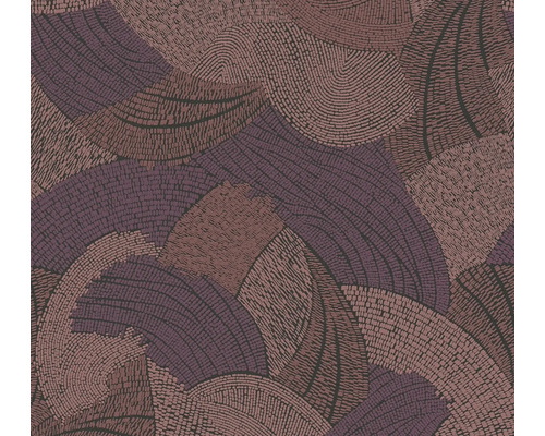 Tapete mit abstraktem Muster aus Kreisen und Linien