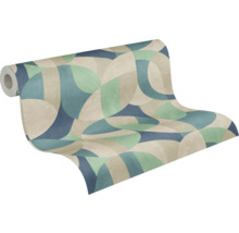 Tapetenrolle mit geometrischem Muster für die Wandgestaltung