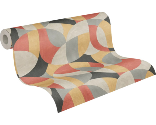 Tapetenrolle mit grafischem Muster