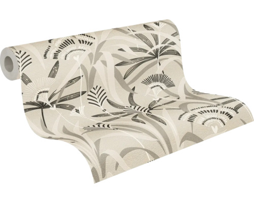 Tapetenrolle mit Blumenmuster