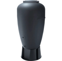 Regentonne mit Sockel zur Gartenbewässerung