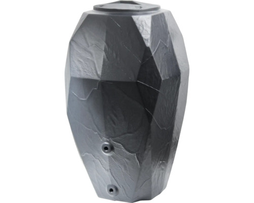 Regentonne in Steinoptik mit zwei Öffnungen