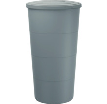 Regentonne mit Deckel aus Kunststoff