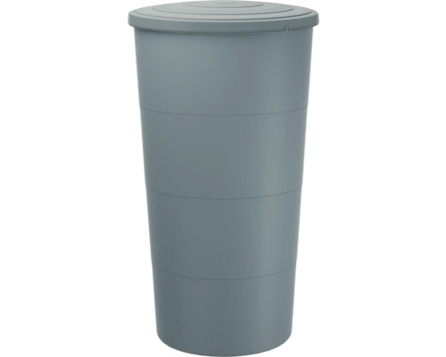 Regentonne mit Deckel aus Kunststoff